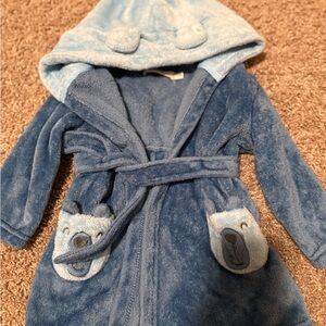 George Soft Blue Baby Robe